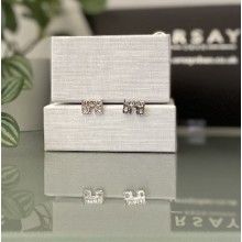 Handcrafted Scottish jewellery - Wee Bothy silver stud earrings
